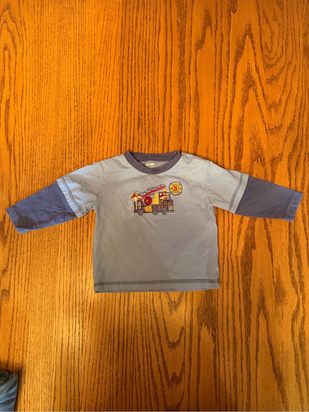 Vintage Embroidered Okie Dokie Long Sleeve T-Shirt 18 months Skater Boy Style